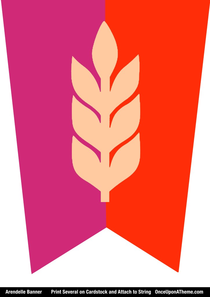 Arendelle Banner Printable